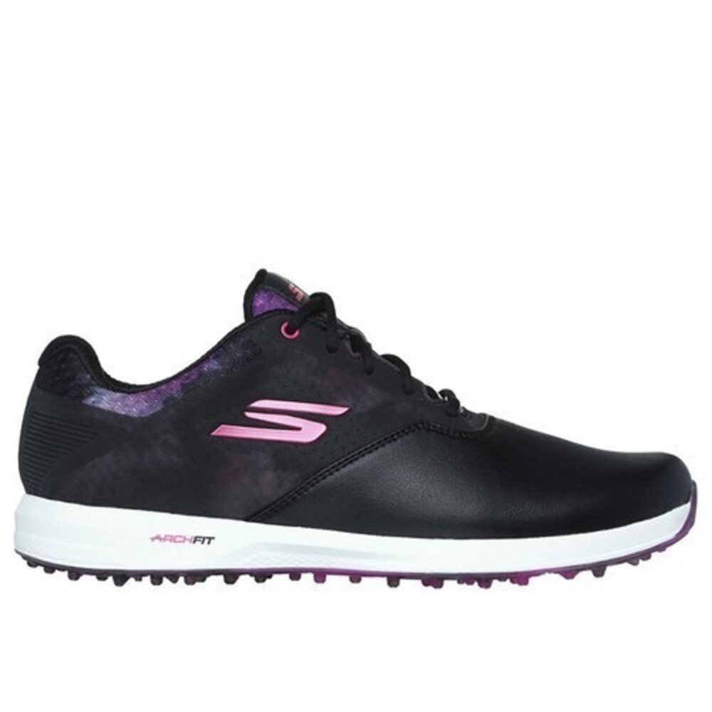 Skechers Women's Size 7.5 GO GOLF Pro GF Arch Fit Golf Shoes Black/Multi NEW